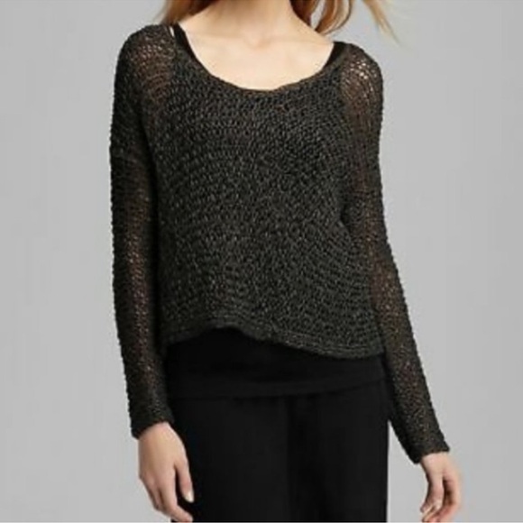 Bronze NEW WITH TAG ELIEEN FISHER🧚🏽KNOTTED OPEN TWIST TOP🧚🏽Size Medium - Picture 3 of 8